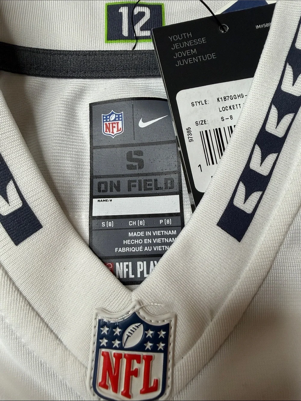 🏈 Kid’s NFL Seattle Seahawks Jersey. Size small NWT